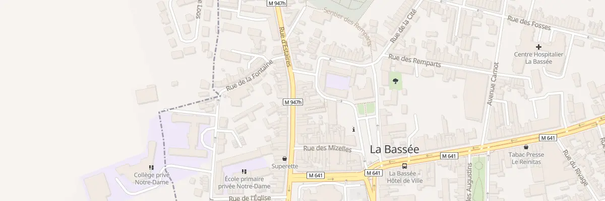 Plan du 28 Rue d’Estaires à La Bassée