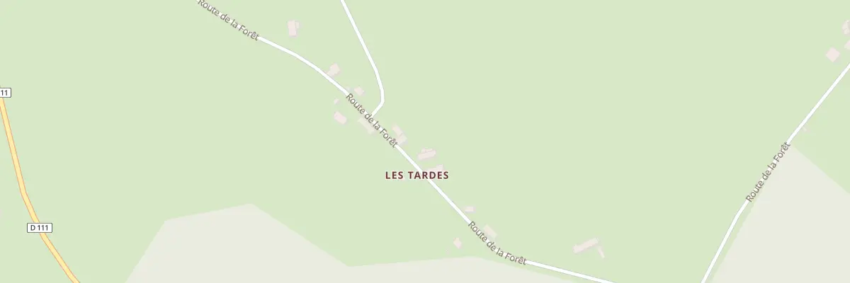 Plan du 643 Rte de la Forêt à Isle-et-Bardais