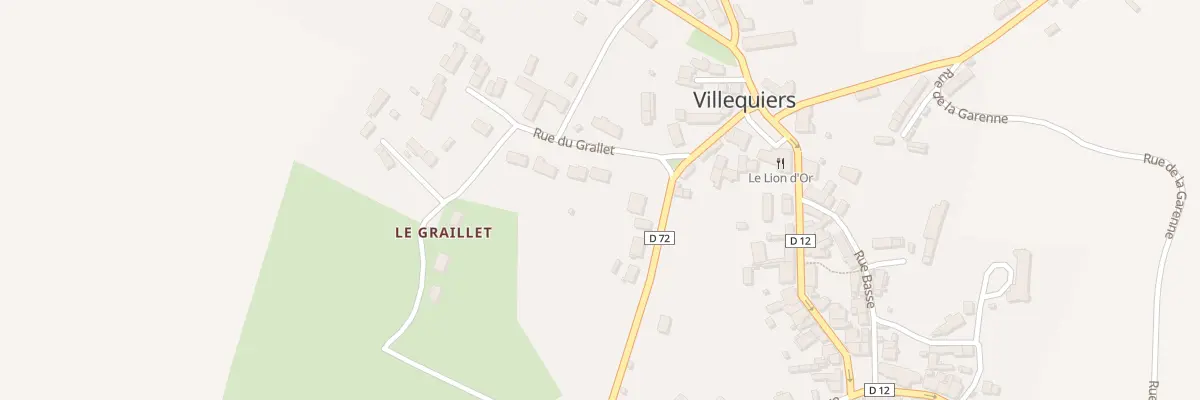 Plan du 1 Rue du Graillet à Villequiers