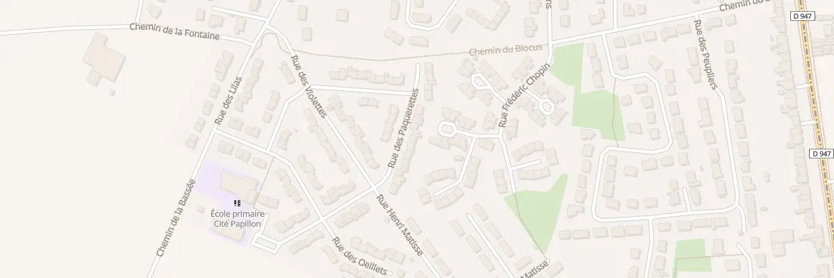 Plan du 16 Rue des Paquerettes à Haisnes