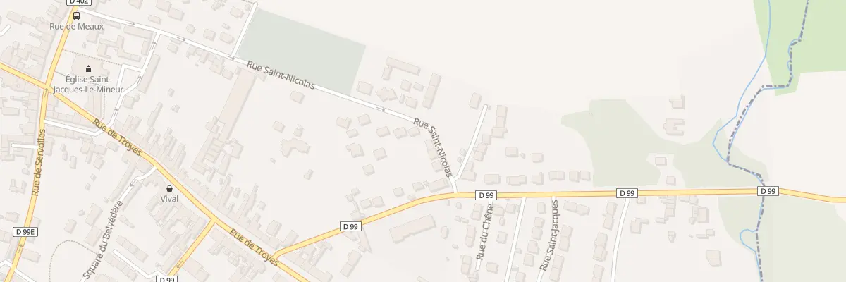 Plan du 27 Rue du Chêne à Guignes