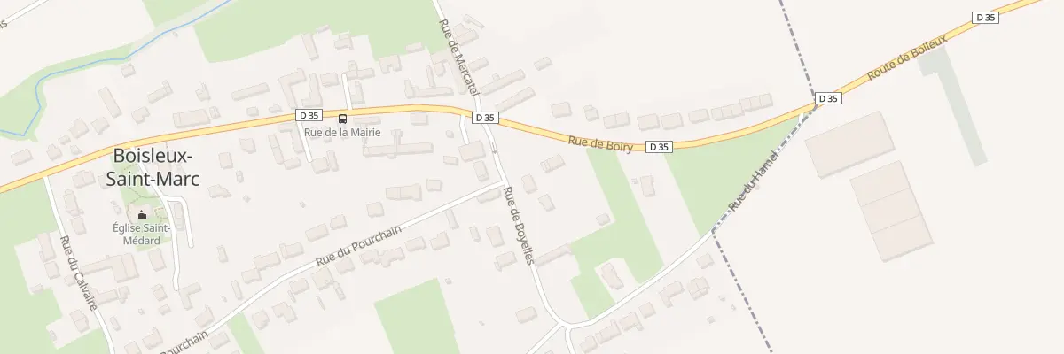 Plan du 1 Rue de Boyelles à Boisleux-Saint-Marc
