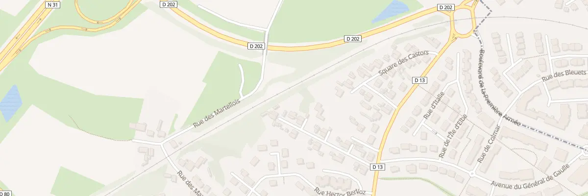 Plan du 168 Cité Saint-Martin à Venette