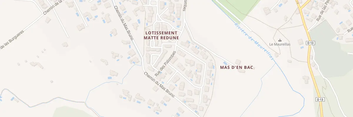Plan du 1 Rue des Palombes à Maureillas-las-Illas