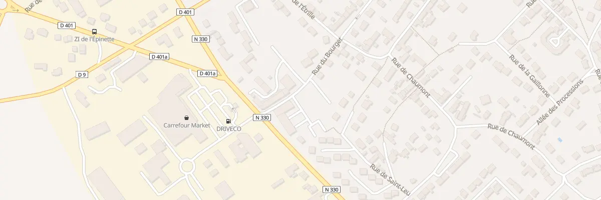 Plan du 33 Rue du Bourget à Saint-Soupplets