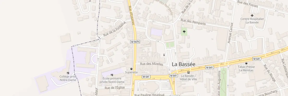 Plan du 22 Rue d’Estaires à La Bassée