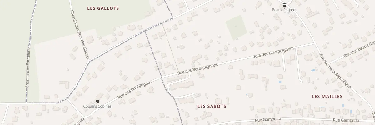 Plan du 34 Rue des Bourguignons à Esbly