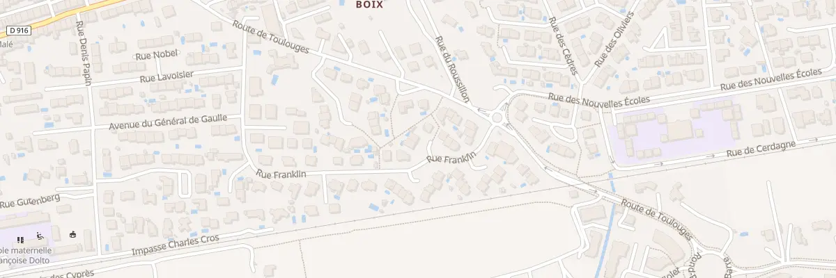 Plan du 28 Rue Franklin au Soler