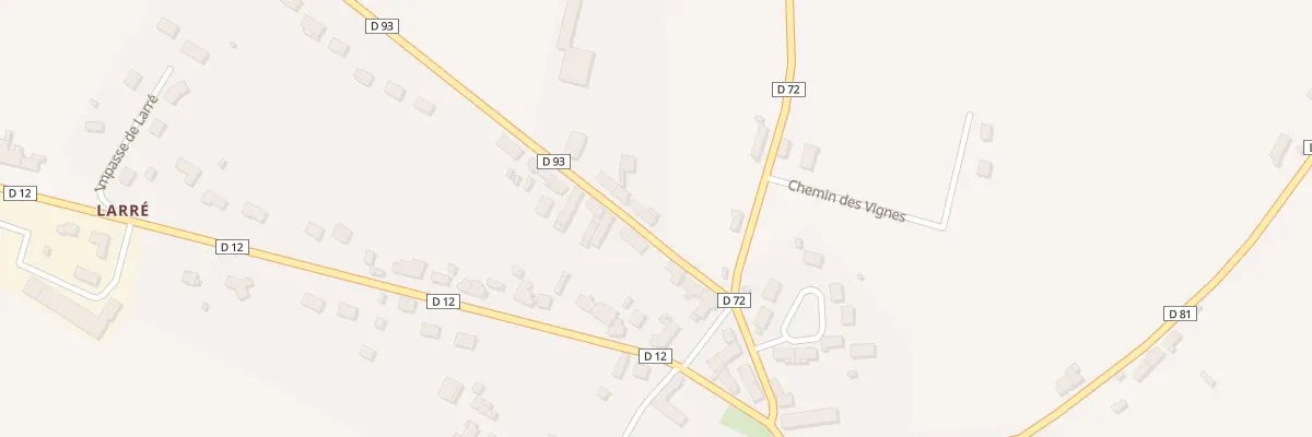 Plan du 2 Rte de Gron à Villequiers