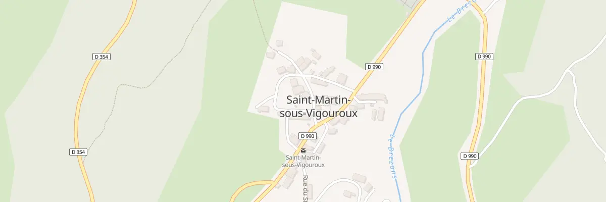Plan du 5004 Le Bourg à Saint-Martin-sous-Vigouroux