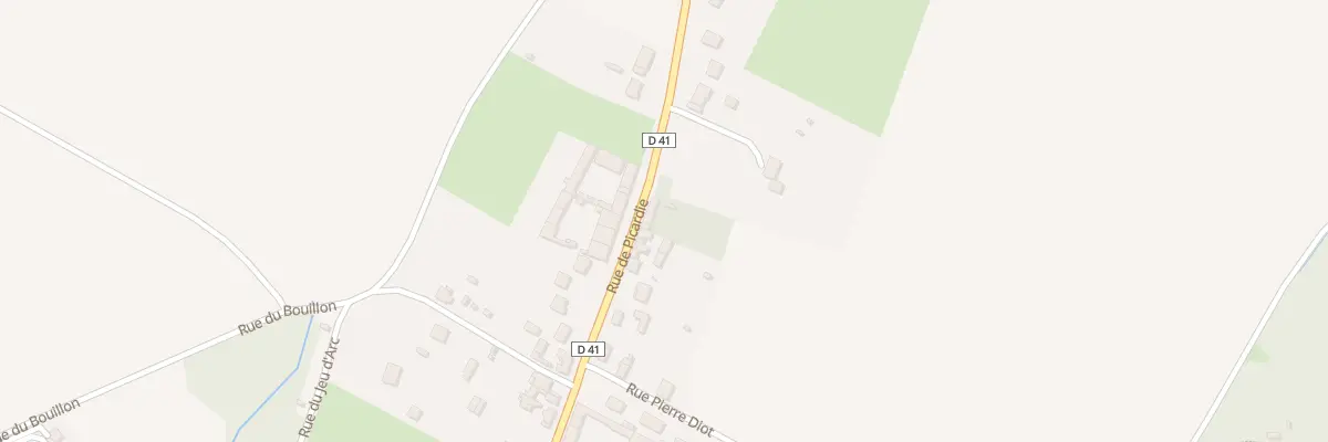 Plan du 293 Rue de Picardie à Canny-sur-Matz