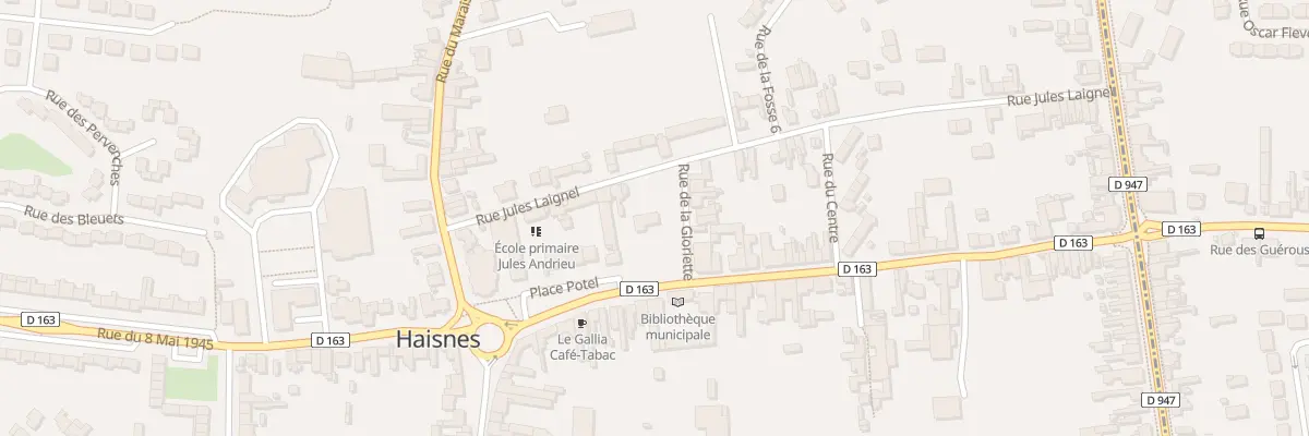 Plan du 23B Rue Roger Salengro à Haisnes