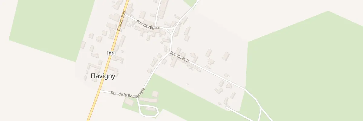 Plan du 8 Rue du Bois à Flavigny