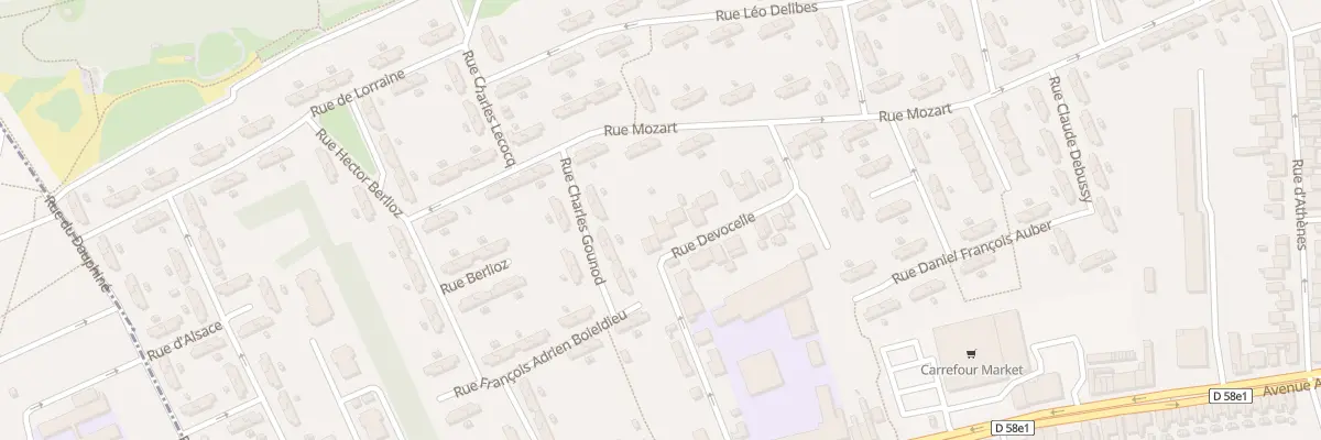 Plan du 17 Rue Devocelle à Lens