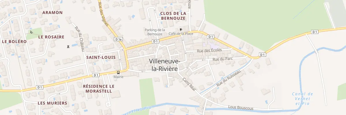 Plan du 37 Rue du Casteil à Villeneuve-la-Rivière
