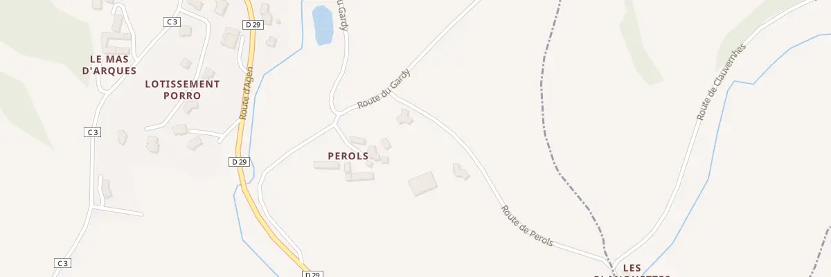 Plan du 5084 Perols à Arques
