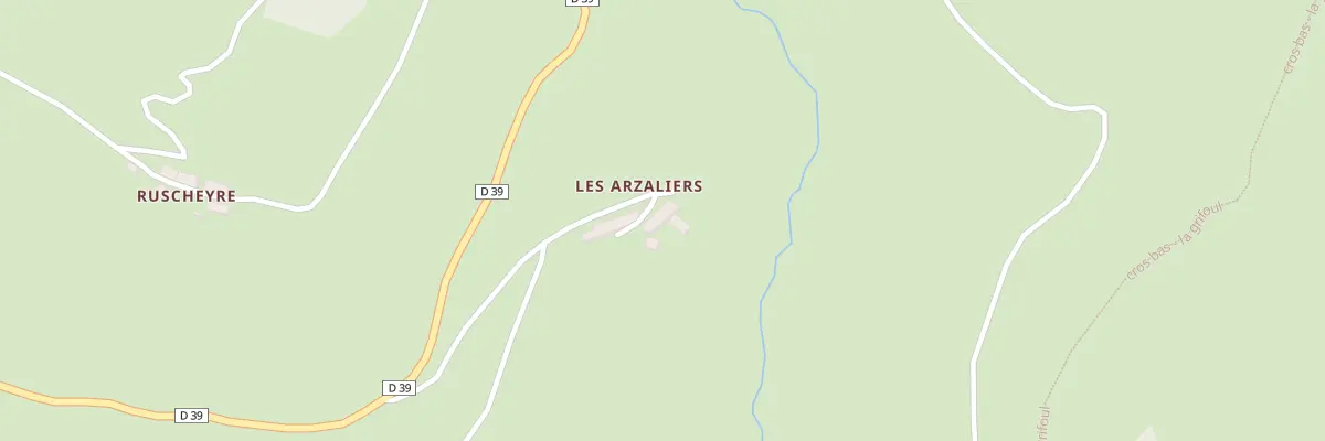 Plan du 130 Les Arzaliers à Brezons