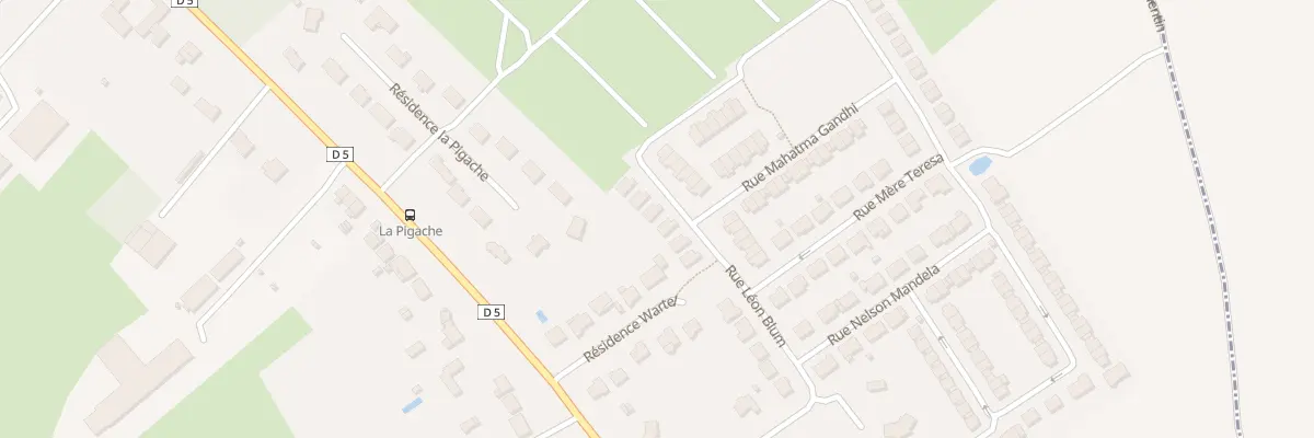 Plan du 190 Rue Léon Blum à Beaurains