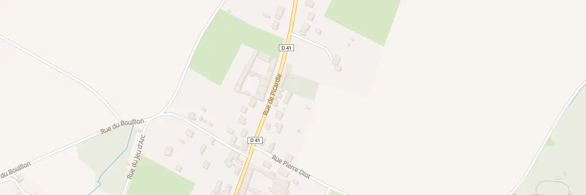 Plan du 303 Rue de Picardie à Canny-sur-Matz