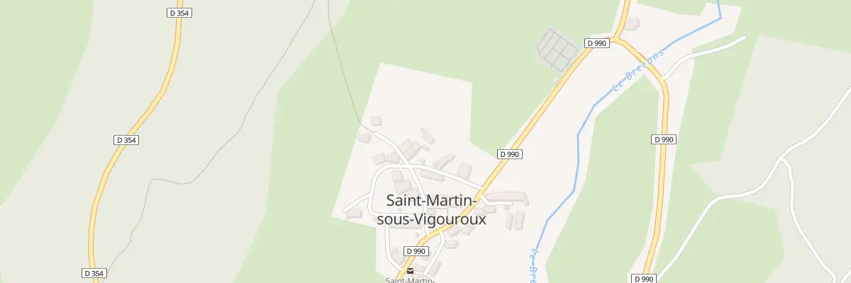 Plan du 5012 Le Bourg à Saint-Martin-sous-Vigouroux