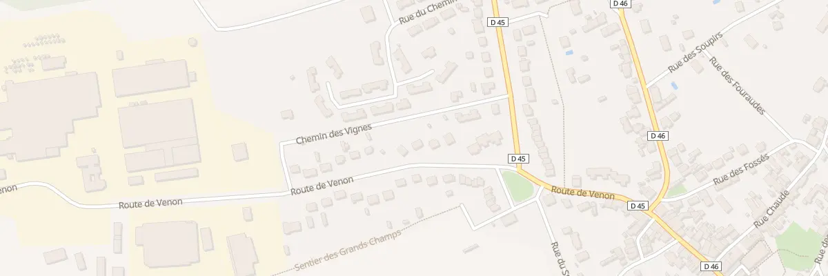 Plan du 34 Rte de Venon à Ouzouer-sur-Trézée