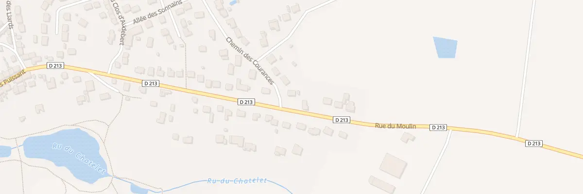 Plan du 33 Rue du Moulin au Châtelet-en-Brie