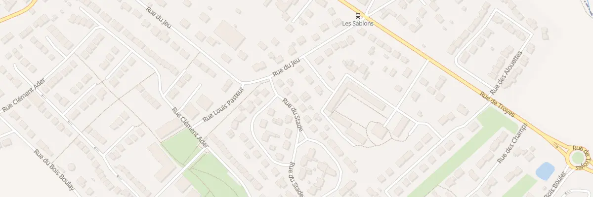 Plan du 20 Rue du Stade à Guignes