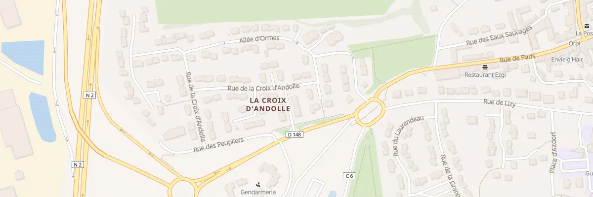 Plan du 2 Rue de la Croix d’Andolle à Nanteuil-le-Haudouin