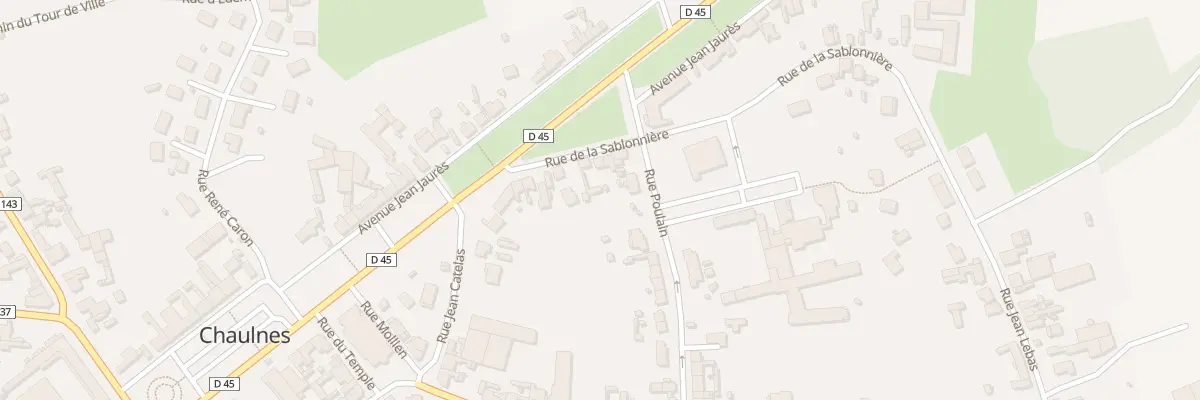 Plan du 11 Rue de la Sablonnière à Chaulnes