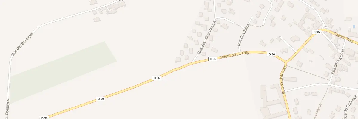 Plan du 4 Rue de Liverdy à Châtres