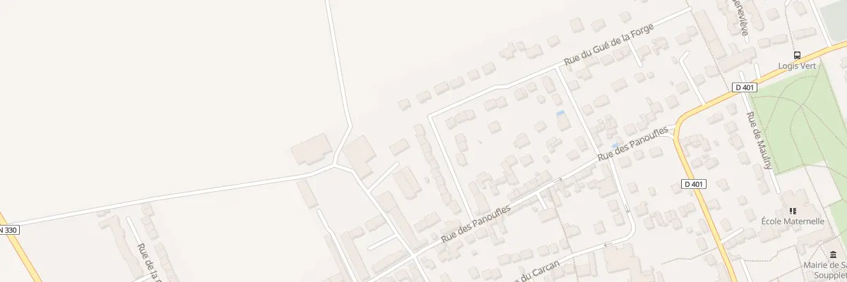 Plan du 18 Rue du Pommier Rouge à Saint-Soupplets