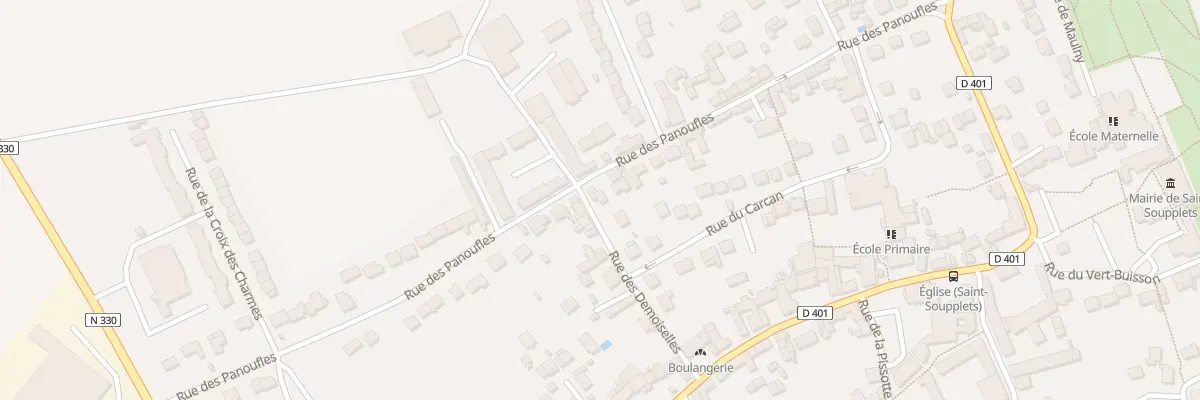 Plan du 13 Rue des Demoiselles à Saint-Soupplets