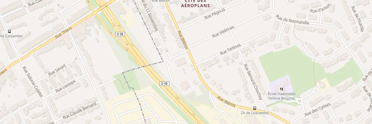 Plan du 64 Rue du Onze Novembre à Éleu-dit-Leauwette