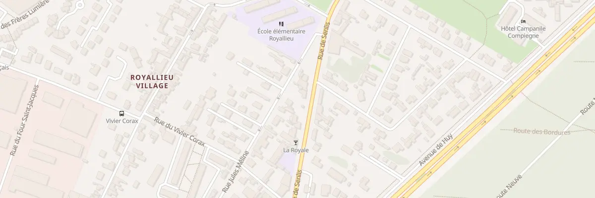 Plan du 9 Rue Jules Méline à Compiègne