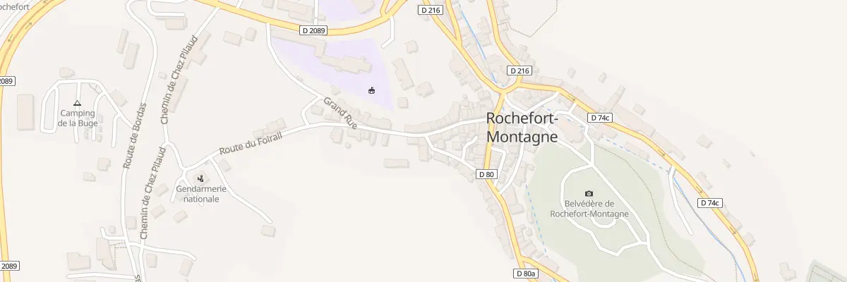 Plan du 5114 Rue de la Montagnette à Rochefort-Montagne