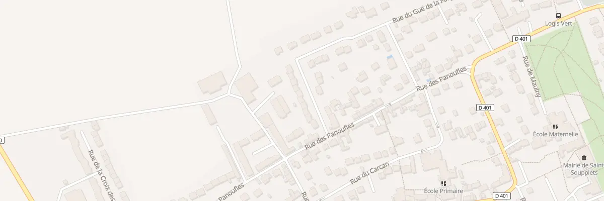 Plan du 26 Rue du Pommier Rouge à Saint-Soupplets