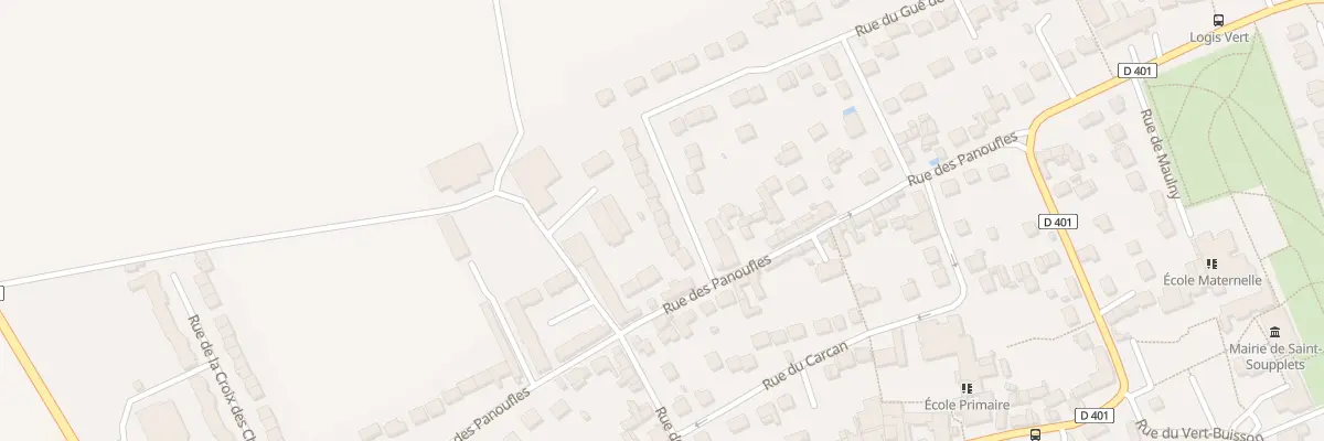 Plan du 28 Rue du Pommier Rouge à Saint-Soupplets