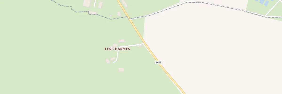 Plan du 1 Les Charmes à Croisy