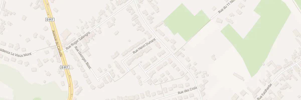 Plan du 2 Rue Henri Dunant à Vimy