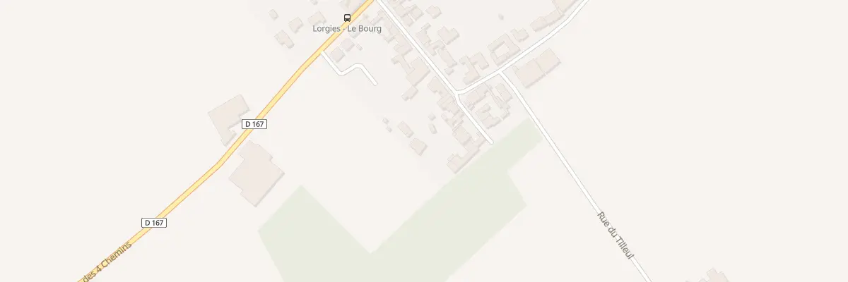 Plan du 184A Rue des Tronchants à Lorgies