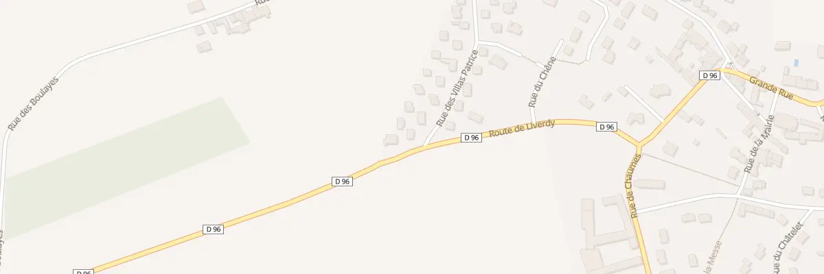 Plan du 2 Rue des Villas Patrice à Châtres
