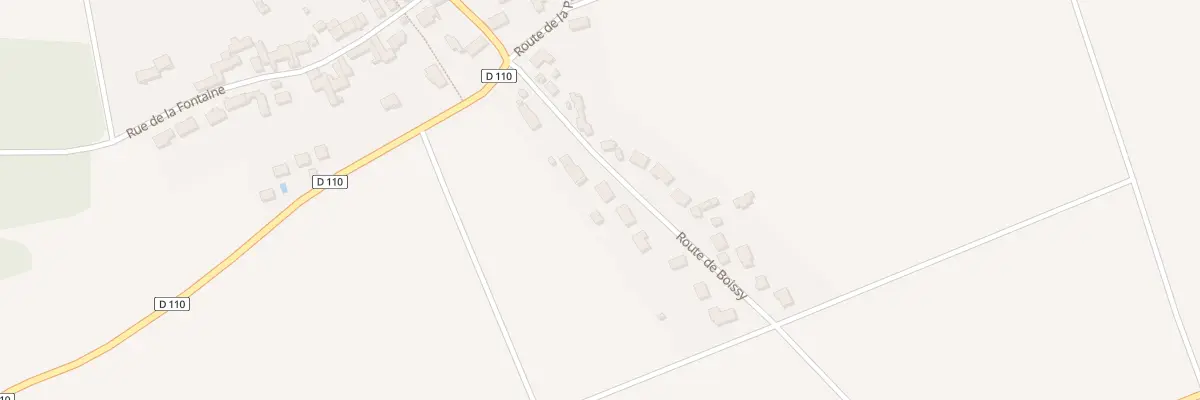 Plan du 4 Rte de Boissy à Féricy