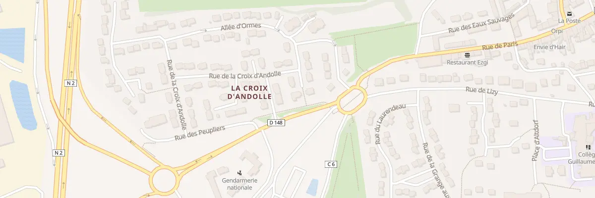 Plan du 4 Rue de la Croix d’Andolle à Nanteuil-le-Haudouin