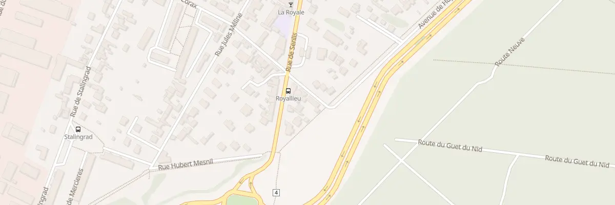 Plan du 14 Rue du Vivier Corax à Compiègne
