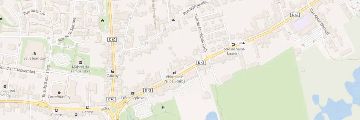 Plan du 35 Rue de Versailles à Saint-Laurent-Blangy
