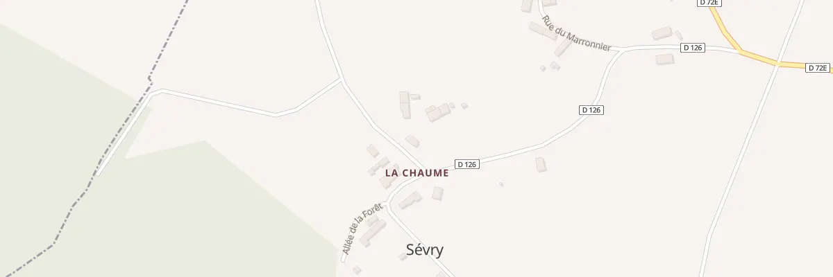 Plan du 2 Imp de la Fertisse à Sévry