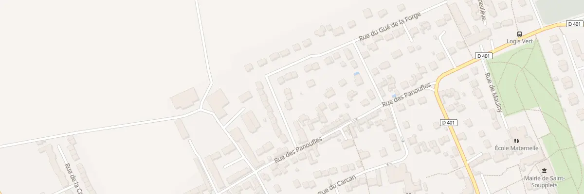 Plan du 19 Rue du Pommier Rouge à Saint-Soupplets