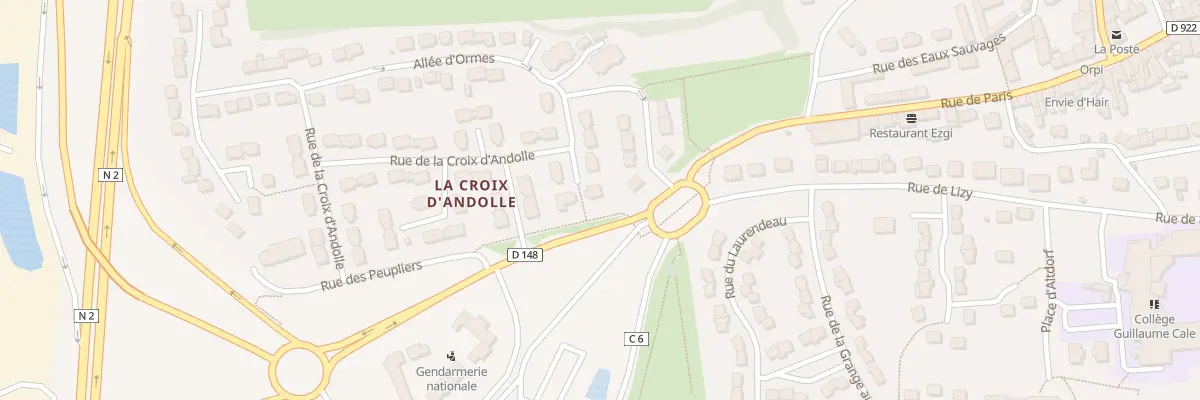 Plan du 5 Rue de la Croix d’Andolle à Nanteuil-le-Haudouin