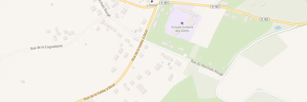Plan du 696 Rue de la Vallée à Bezé à Amilly