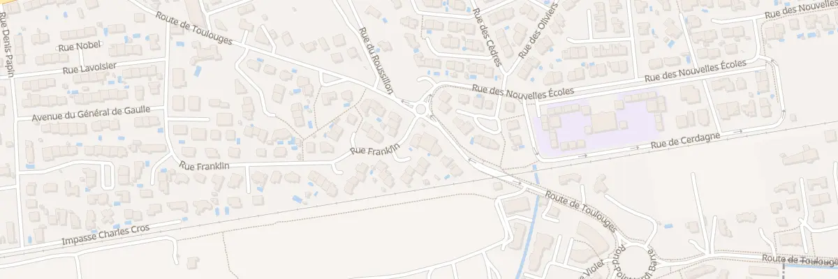 Plan du 55 Rue Franklin au Soler